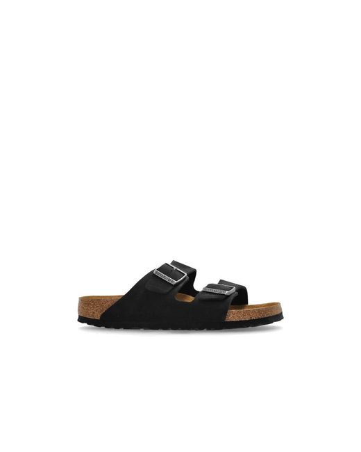 Birkenstock Black Sliders