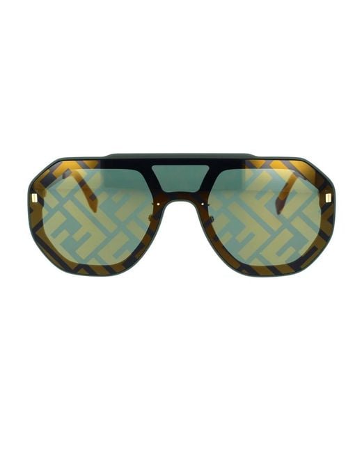 Fendi Green Sunglasses for men
