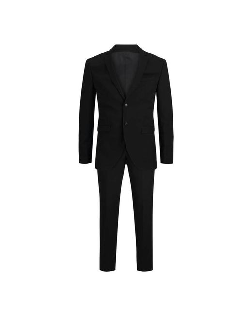 Jack & Jones Black Single Breasted Suits for men