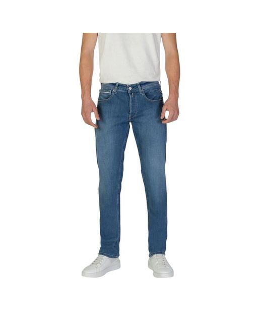 Replay Blauwe Relaxte Pasvorm Jeans in het Blue voor heren