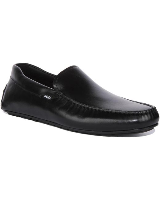 HUGO Black Loafers for men