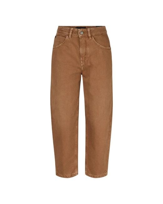 Drykorn Brown Loose-Fit Jeans