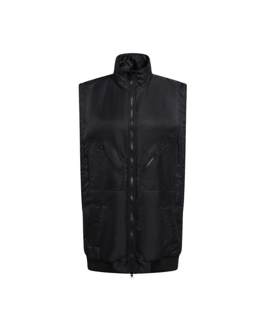 MM6 by Maison Margiela Black Waistcoats