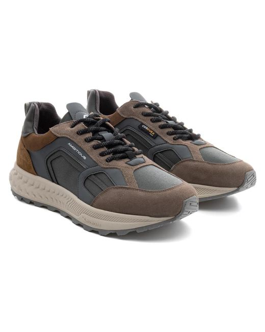 Ambitious Schoenen ,Veelkleurig ,Leer Venture Performance Runner in het Gray voor heren