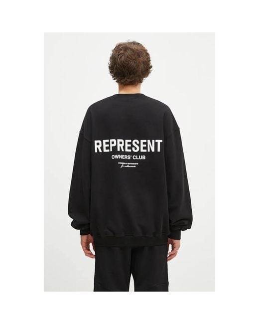 Represent Sweatshirts in het Black voor heren