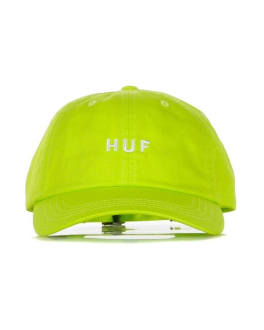 Huf Accessoires ,Groen ,Og Logo Cv Hat Hot Lime in het Green voor heren