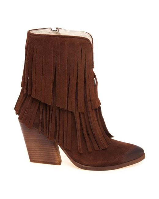 Felmini Brown Cowboy & Biker Boots