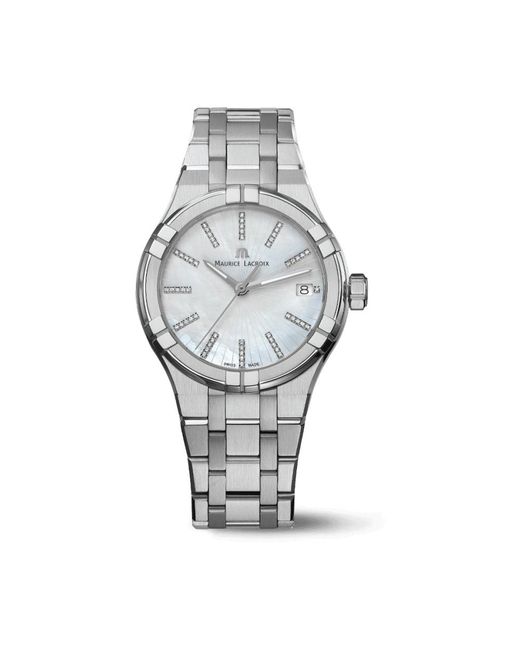 Maurice Lacroix Aikon Quartz Date 35Mm in het Metallic voor heren