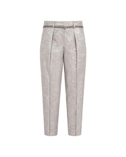 Max Mara Gray Tapered Trousers