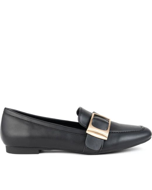 Stella York Black Schwarze Loafers Für Frauen