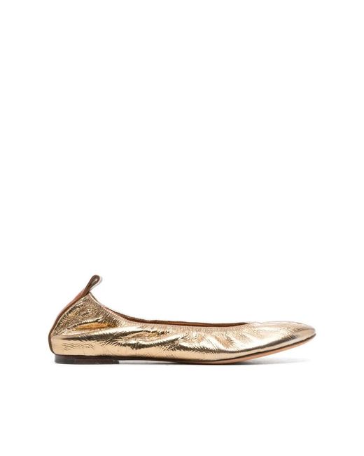 Lanvin Natural Ballerina Shoes