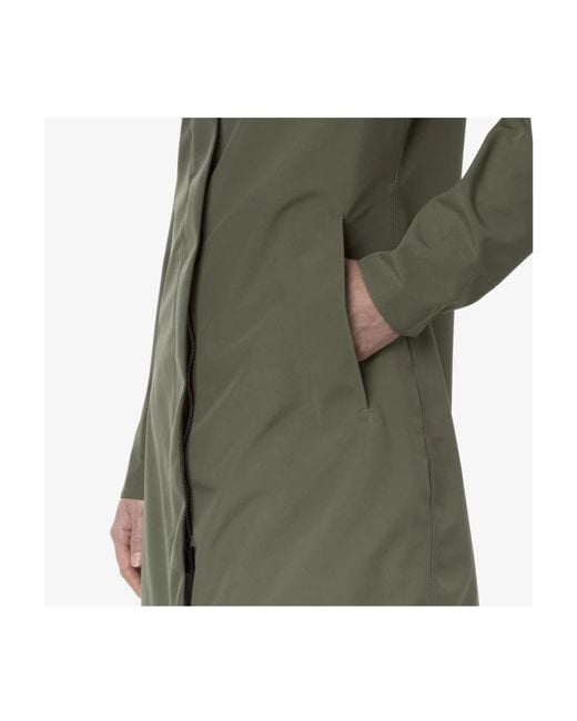 K-Way Green Parkas