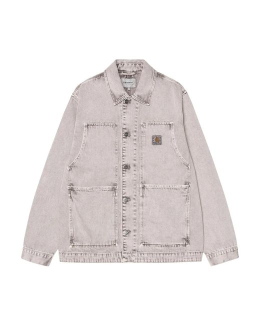 Carhartt Gray Denim Jackets for men