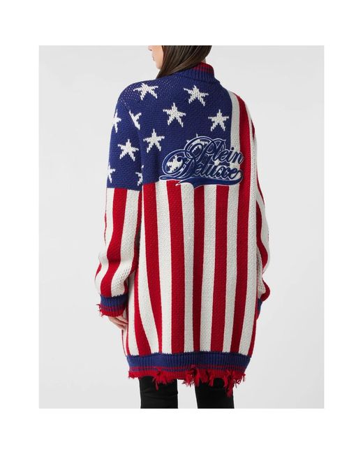 Cardigans Philipp Plein de color Red