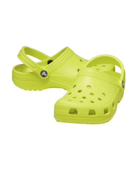 CROCSTM Schoenen ,Groen ,Klassieke Zuur Klompen in het Yellow
