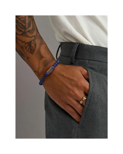 Nialaya Amour Armband in Blue für Herren