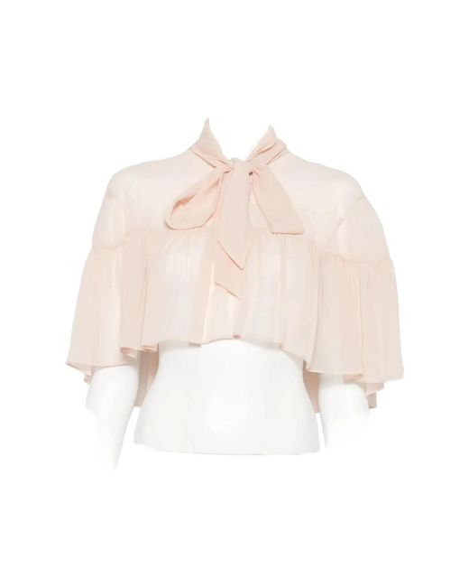 Max Mara White Blouses
