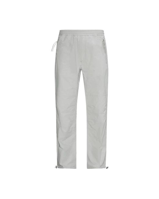 Moncler Gray Straight Trousers for men