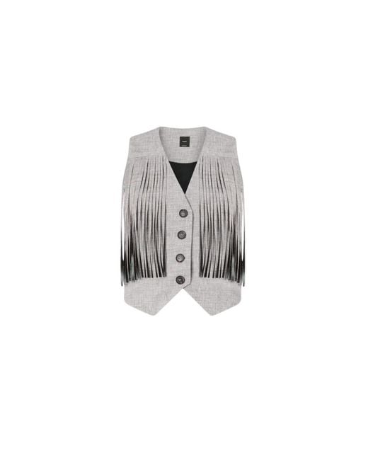 Pinko Gray Vests