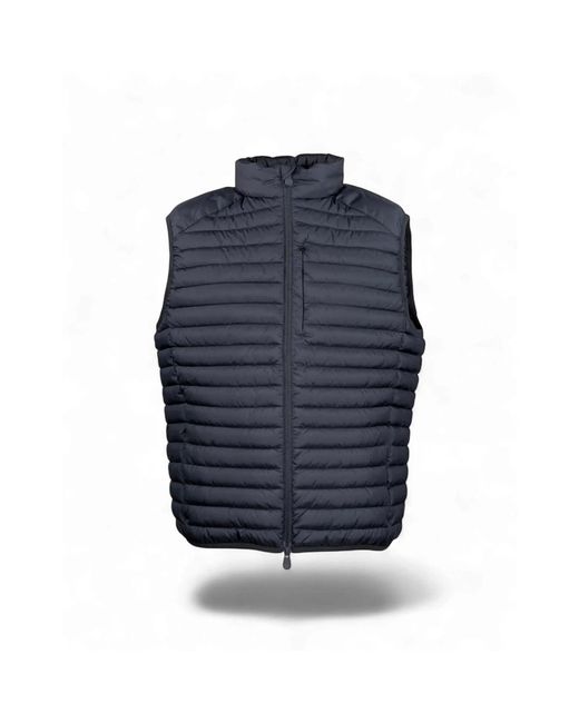 Save The Duck Blue Vests for men