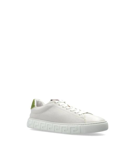 Versace White Greca Sneaker