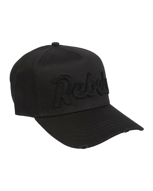 DSquared² Rebels Baseball Cap in Black für Herren