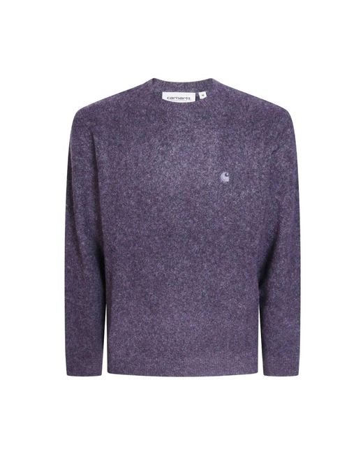 Carhartt Purple Round-Neck Knitwear for men