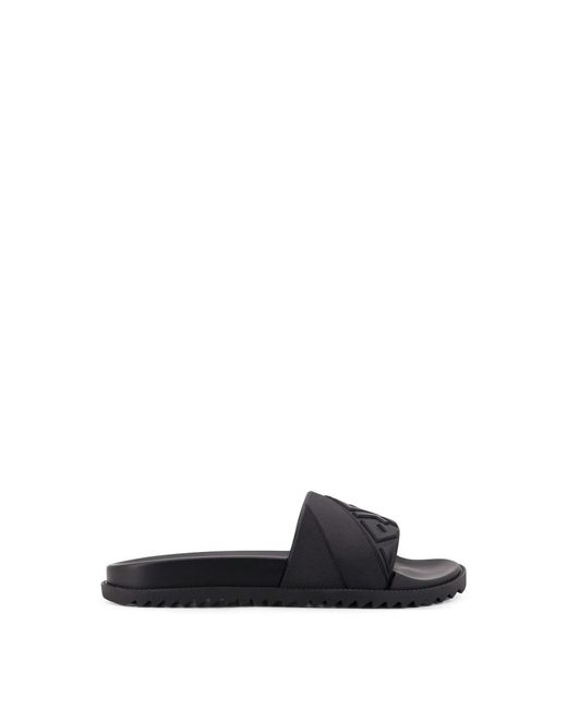 Fendi Blue Sliders for men