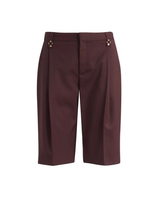 Elisabetta Franchi Purple Bermudas