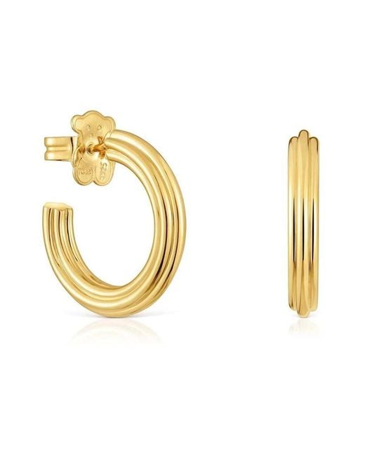 Earrings Tous de color Metallic