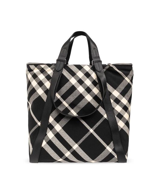 Tote Bags di Burberry in Black