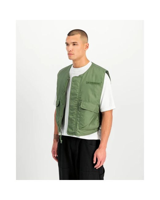 Vests Alpha Industries de color Green