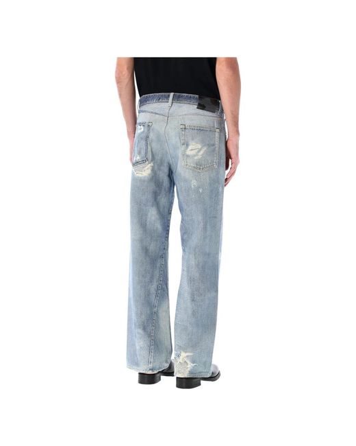 Our Legacy Blue Straight Jeans for men