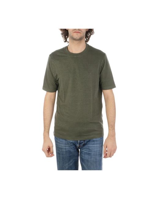 FILIPPO DE LAURENTIIS Green T-Shirts for men