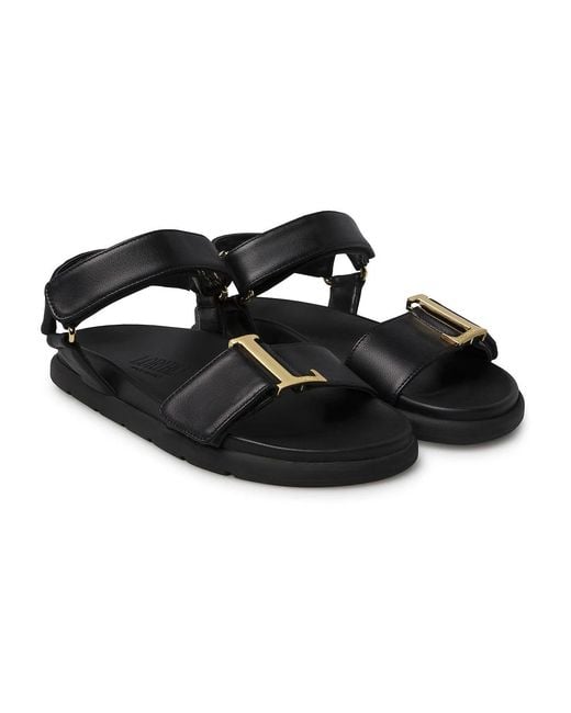 Flat Sandals Loriblu de color Black
