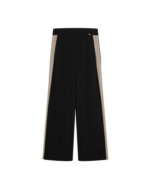 Cinque Black Wide Trousers
