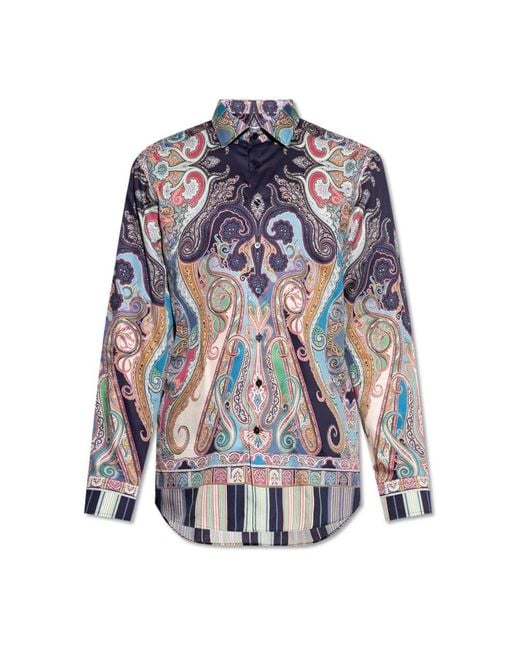 Casual Shirts Etro pour homme en coloris Blue
