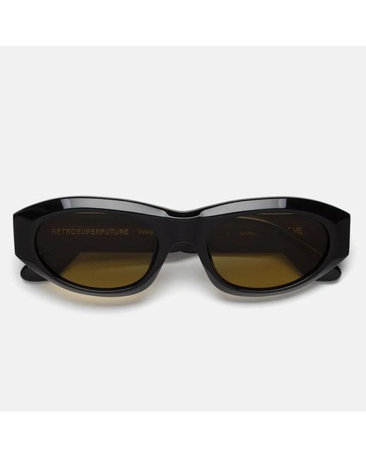 Retrosuperfuture Black Sunglasses