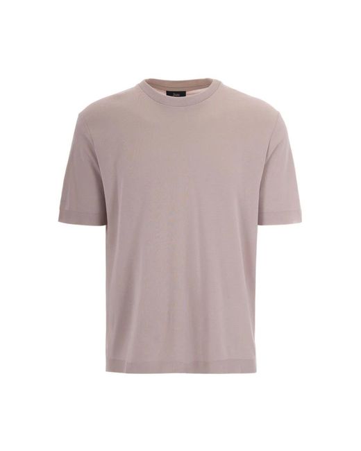 Herno T-Shirts in het Pink voor heren