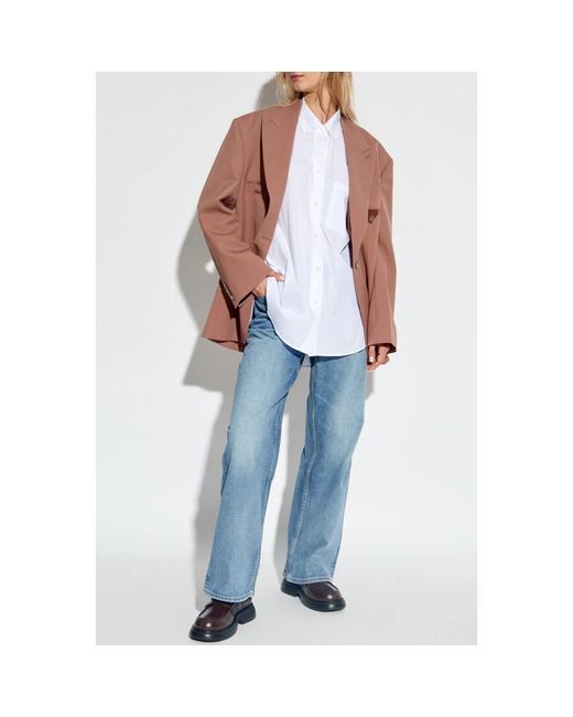 Ganni Blue Straight Fit Jeans