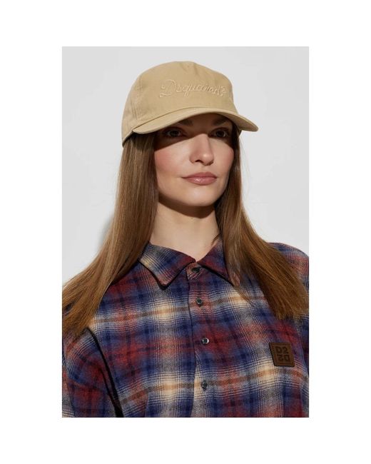 DSquared² Baseball Cap in het Natural