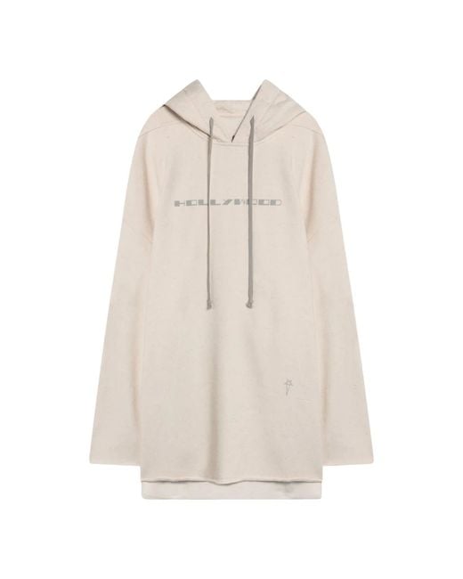 Rick Owens Natural Hoodies for men
