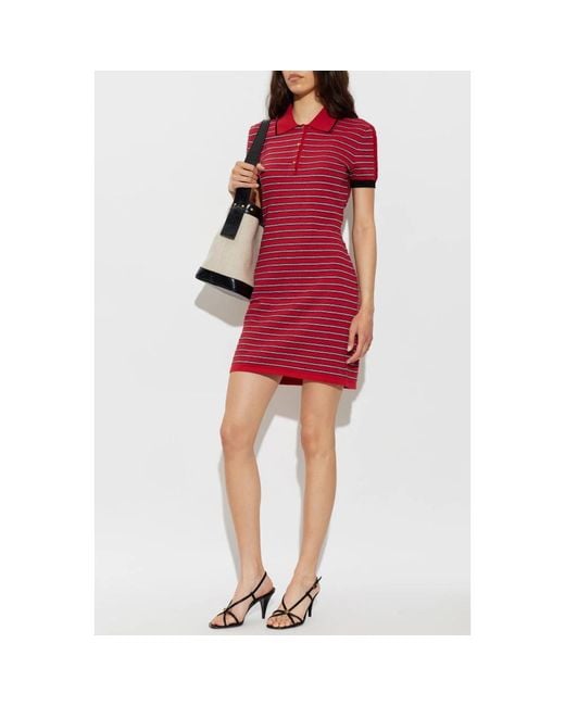 Short Dresses Versace de color Red