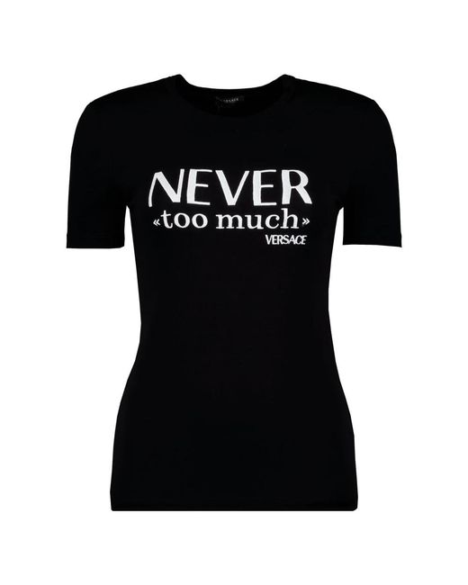 T-shirt elegante per ogni occasione di Versace in Black