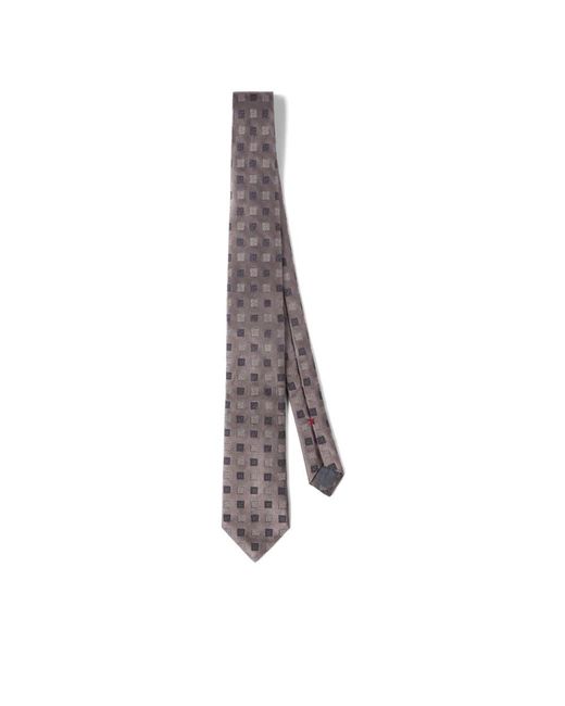 Ties di Brunello Cucinelli in Brown da Uomo