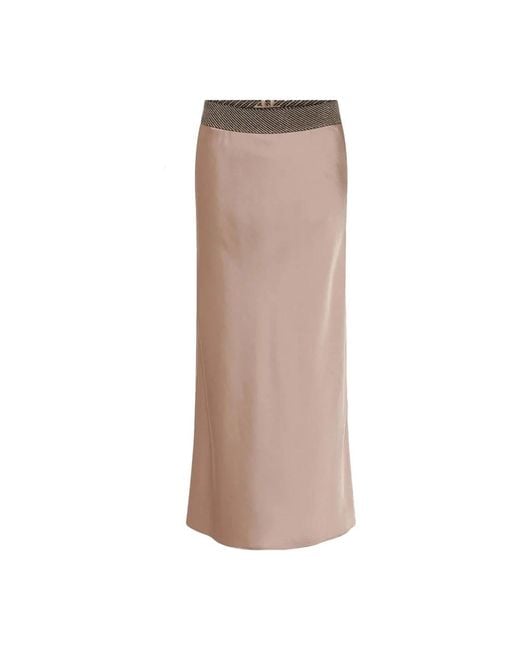 GUSTAV Brown Midi Skirts