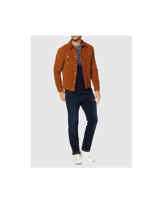 Camel Active Dunkelblaue Herren Straight Leg Jeans in Blue für Herren