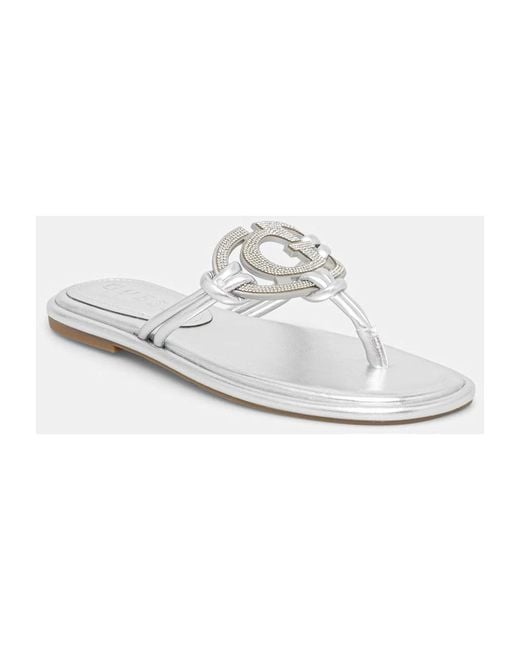 Flip Flops Guess de color White