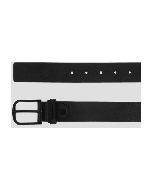 Piquadro Black Belts for men