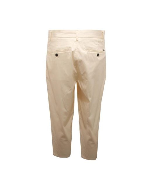Armani Natural Cropped Trousers for men